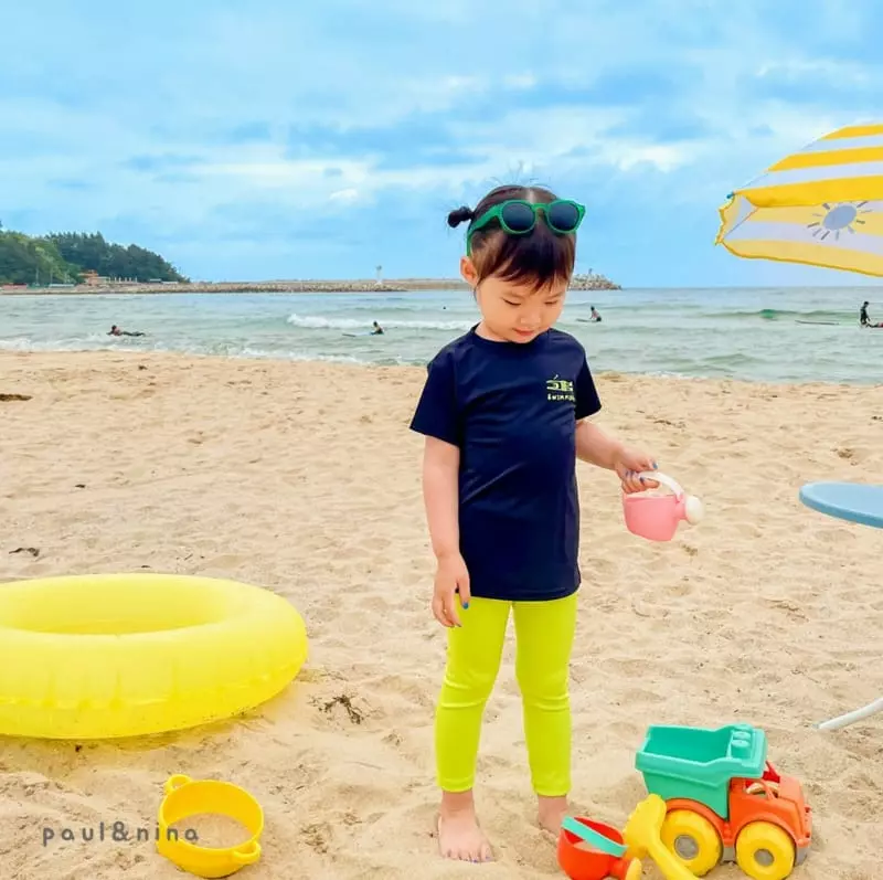 Paul & Nina - Korean Children Fashion - #toddlerclothing - Summer Swim Long Leggings - 3
