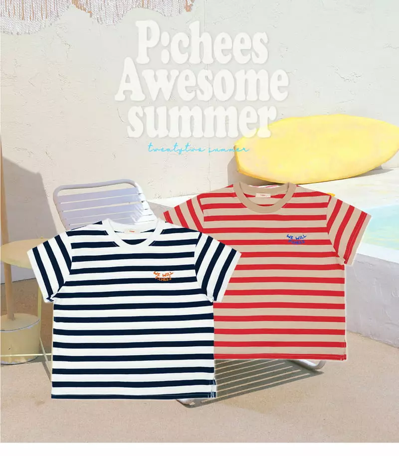 Peach-Cream - Korean Junior Fashion - #childrensboutique - Wills Tee