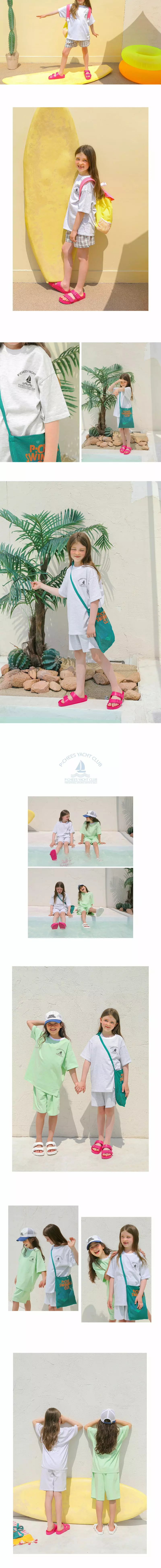 Peach-Cream - Korean Junior Fashion - #kidsshorts - Yatsus Tee - 2