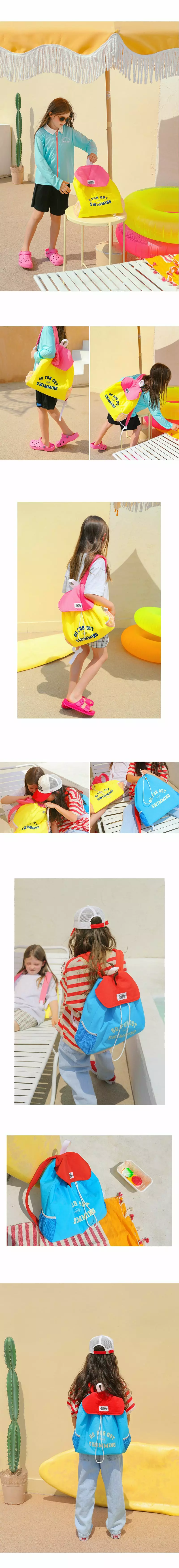 Peach-Cream - Korean Junior Fashion - #littlefashionista - Kelly Summer Back Pack - 2