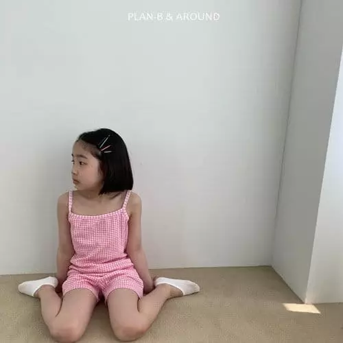 Plan B - Korean Children Fashion - #childofig - Check Top Bottom Set - 6
