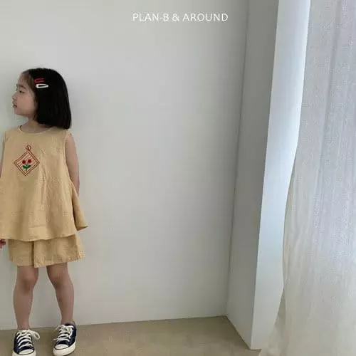 Plan B - Korean Children Fashion - #designkidswear - Cherry Top Bottom Set - 7