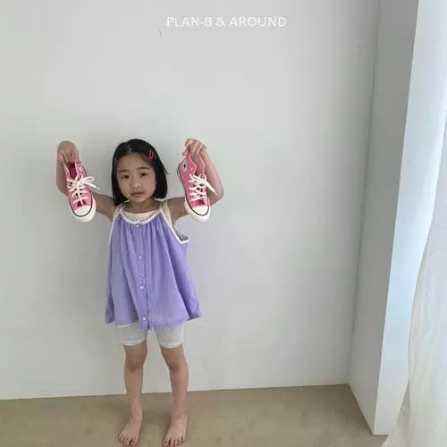 Plan B - Korean Children Fashion - #designkidswear - Color Piping Sleeveless - 2
