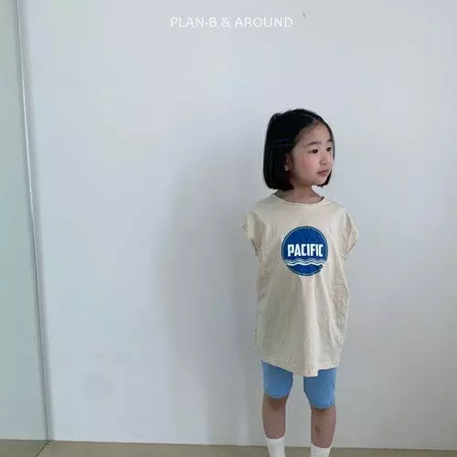 Plan B - Korean Children Fashion - #designkidswear - Pacific Slit Sleeveless - 4