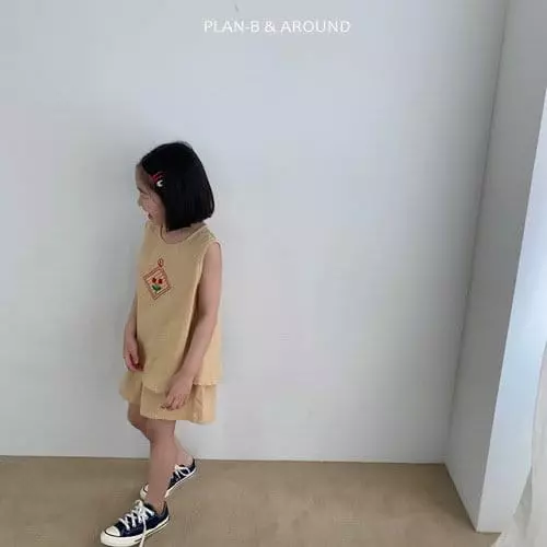 Plan B - Korean Children Fashion - #fashionkids - Cherry Top Bottom Set - 9