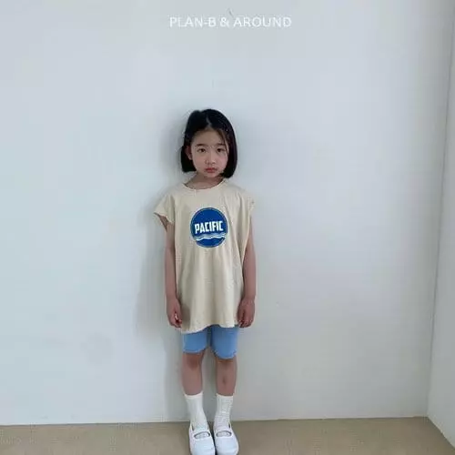 Plan B - Korean Children Fashion - #kidsshorts - Pacific Slit Sleeveless - 6