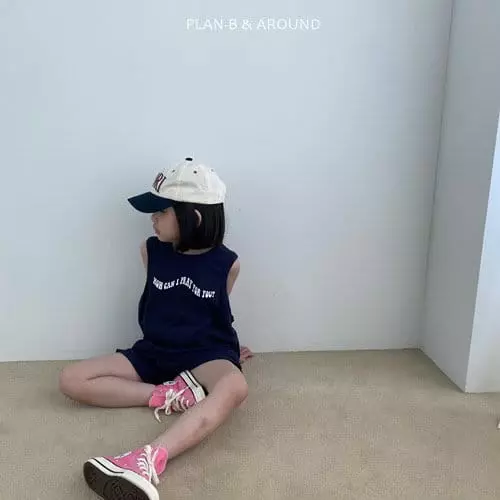 Plan B - Korean Children Fashion - #kidsstore - For You Mango Sleeveless Top Bottom Set - 5