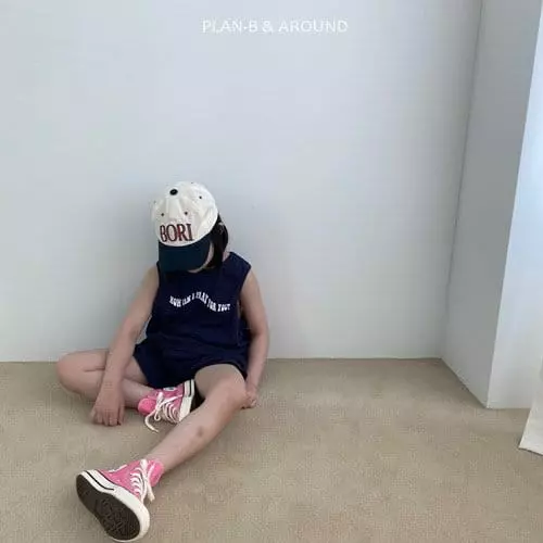 Plan B - Korean Children Fashion - #kidzfashiontrend - For You Mango Sleeveless Top Bottom Set - 6