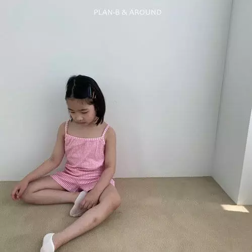 Plan B - Korean Children Fashion - #littlefashionista - Check Top Bottom Set