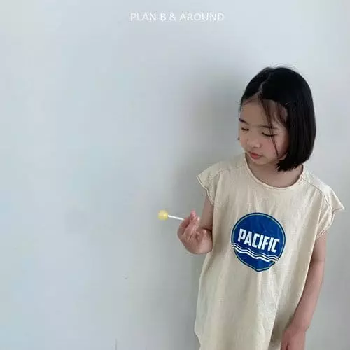 Plan B - Korean Children Fashion - #littlefashionista - Pacific Slit Sleeveless - 10