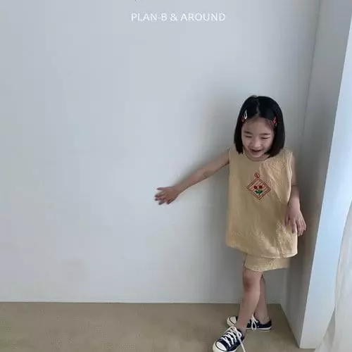 Plan B - Korean Children Fashion - #magicofchildhood - Cherry Top Bottom Set