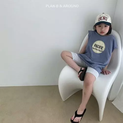 Plan B - Korean Children Fashion - #magicofchildhood - Pacific Slit Sleeveless - 11