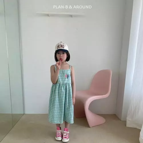 Plan B - Korean Children Fashion - #magicofchildhood - Check Dia One-piece - 5
