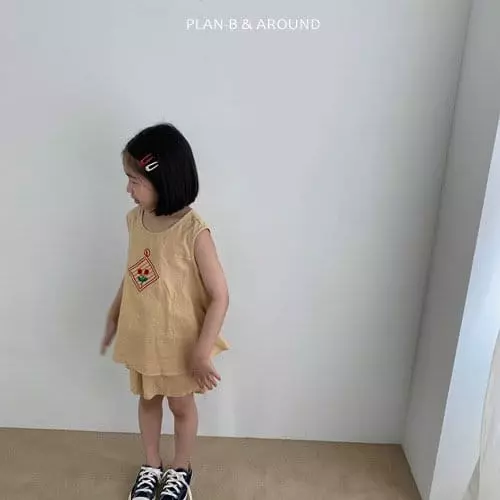 Plan B - Korean Children Fashion - #minifashionista - Cherry Top Bottom Set - 2