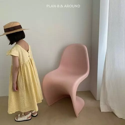 Plan B - Korean Children Fashion - #minifashionista - Wing Check Embroidery One-piece - 9