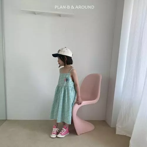 Plan B - Korean Children Fashion - #minifashionista - Check Dia One-piece - 6