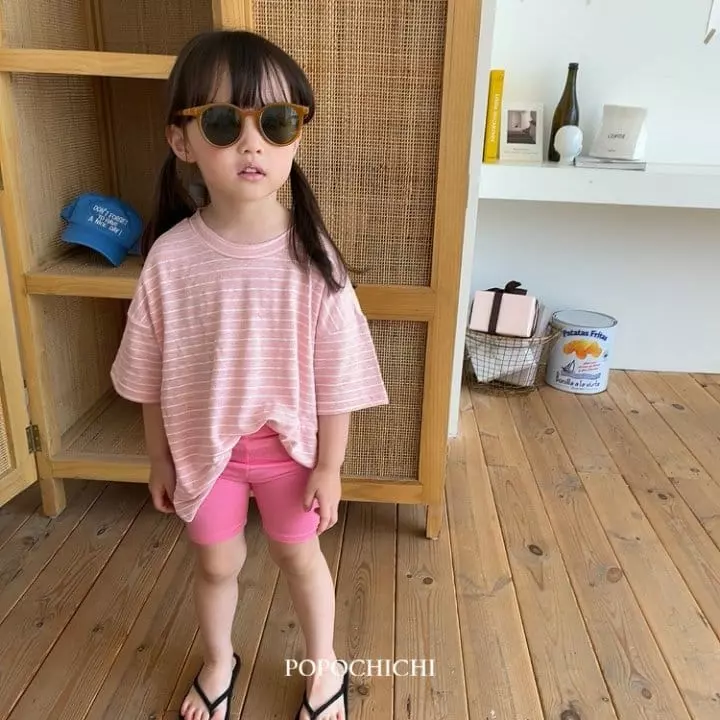 Popochichi - Korean Children Fashion - #designkidswear - Linen Stripes Tee - 7