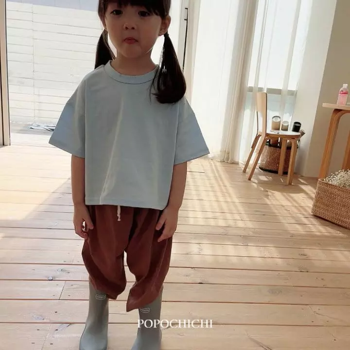 Popochichi - Korean Children Fashion - #fashionkids - Muzi Crop Tee - 6