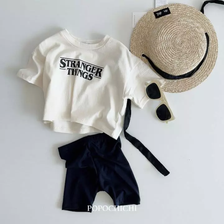 Popochichi - Korean Children Fashion - #kidsshorts - Paint Crop Tee - 5