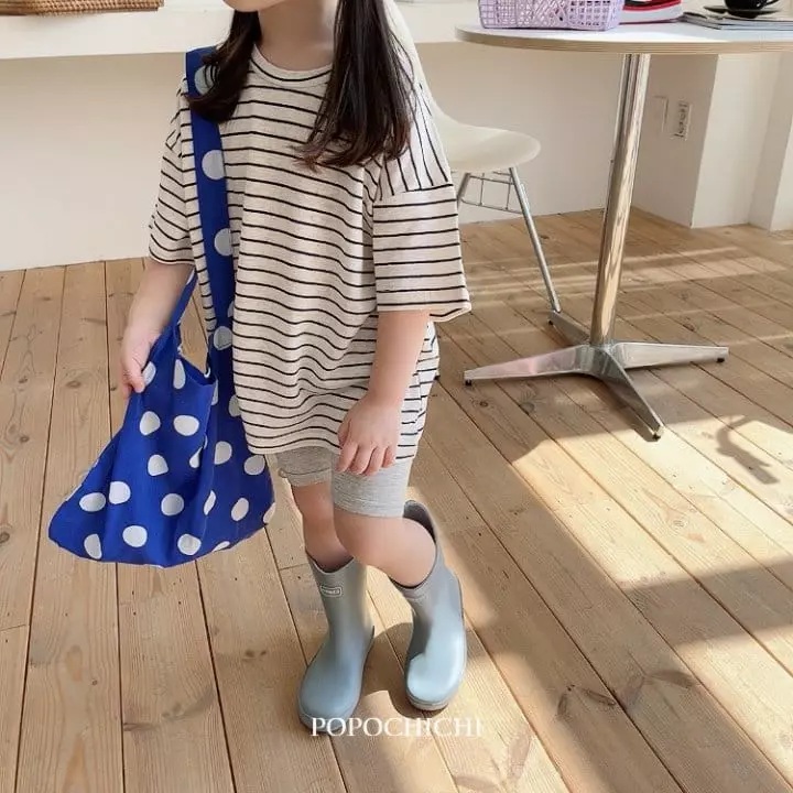 Popochichi - Korean Children Fashion - #kidsstore - Linen Stripes Tee - 11