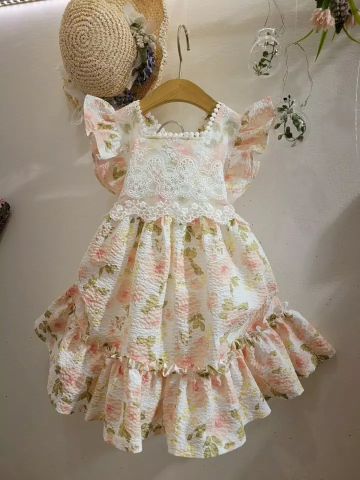 Pudding - Korean Children Fashion - #designkidswear - Angel One-piece - 2