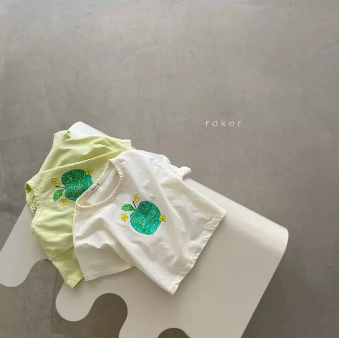 Raker - Korean Children Fashion - #childrensboutique - Apple Tee