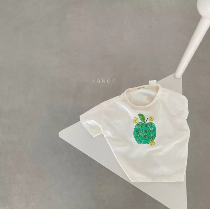 Raker - Korean Children Fashion - #discoveringself - Apple Tee - 3
