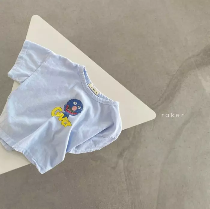Raker - Korean Children Fashion - #discoveringself - Grover Tee - 2