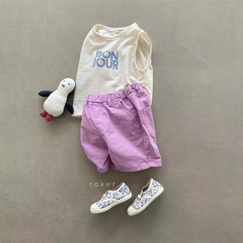 Raker - Korean Children Fashion - #discoveringself - Bonjour Sleeveless - 3