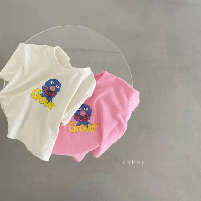 Raker - Korean Children Fashion - #fashionkids - Grover Tee - 3