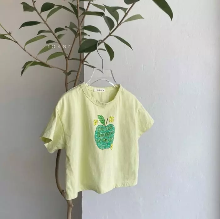 Raker - Korean Children Fashion - #kidsshorts - Apple Tee - 5