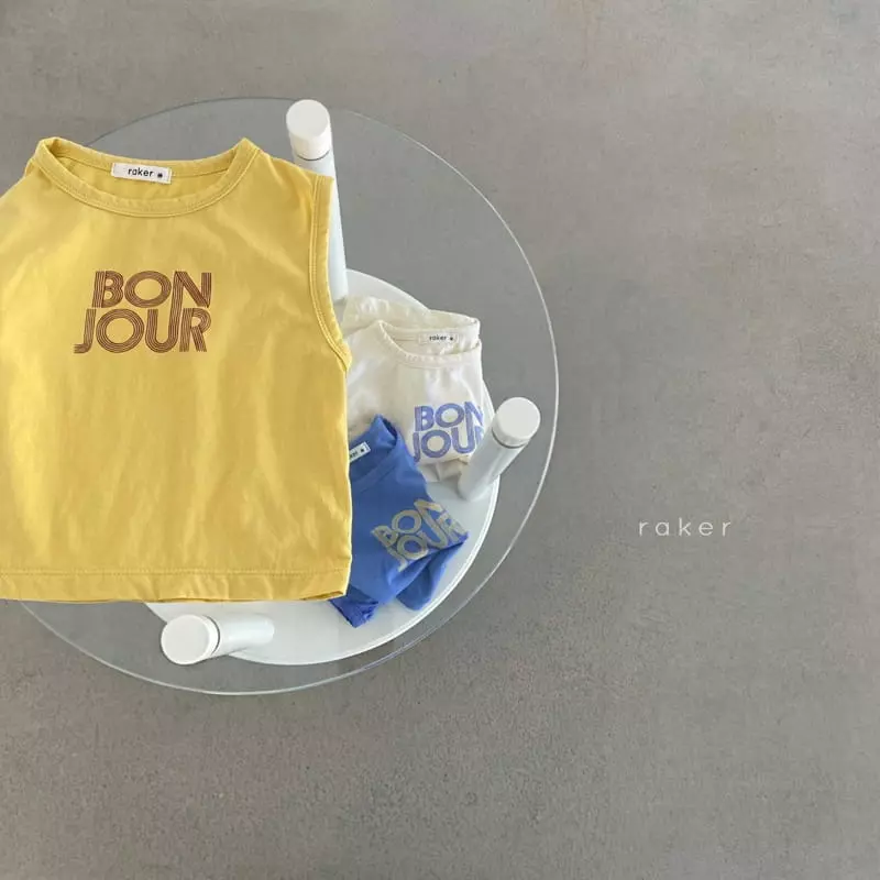 Raker - Korean Children Fashion - #kidsshorts - Bonjour Sleeveless - 5