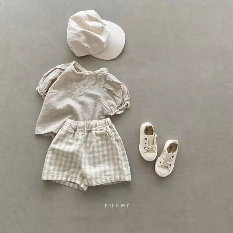 Raker - Korean Children Fashion - #kidsshorts - Plare Blouse - 4