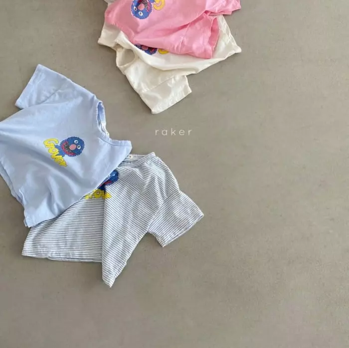 Raker - Korean Children Fashion - #kidsstore - Grover Tee - 5