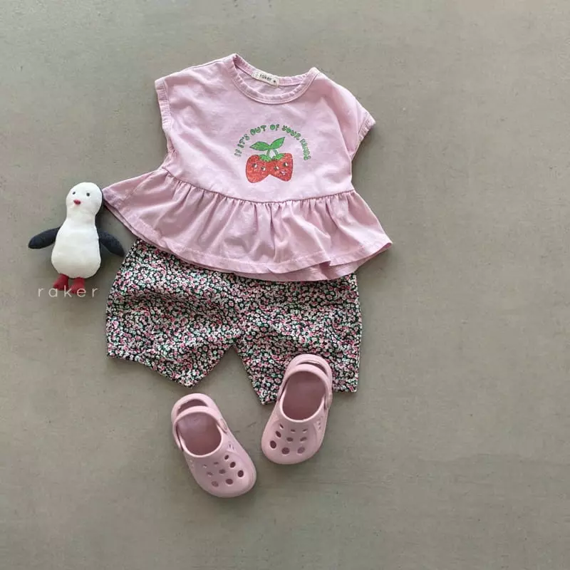 Raker - Korean Children Fashion - #kidsstore - Balloon Flower Pants - 3