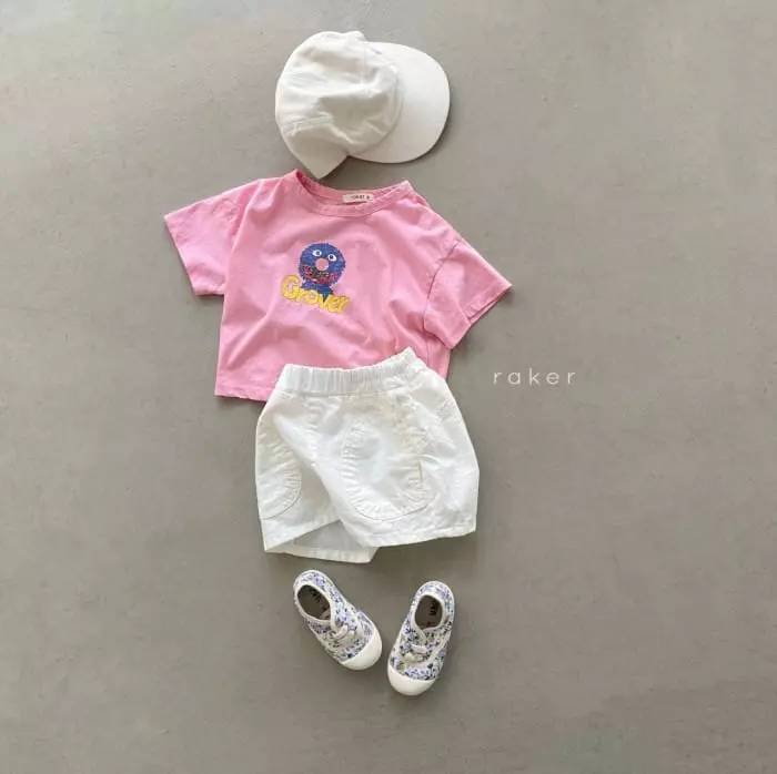 Raker - Korean Children Fashion - #littlefashionista - Grover Tee - 8