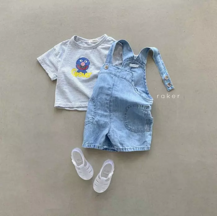 Raker - Korean Children Fashion - #magicofchildhood - Grover Tee - 9
