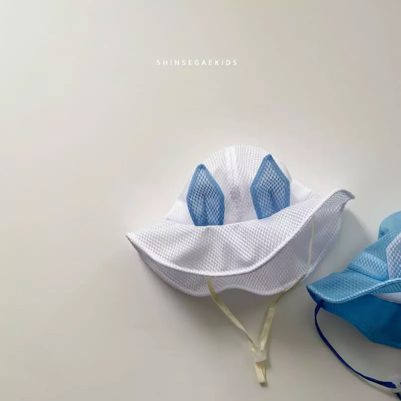 Shinseage Kids - Korean Children Fashion - #childrensboutique - Rabbit Mesh String Bucket Hat - 2