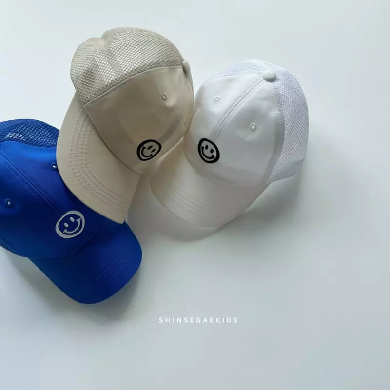 Shinseage Kids - Korean Children Fashion - #fashionkids - Smile Mesh Hat - 2