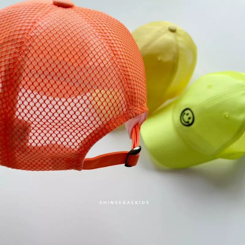 Shinseage Kids - Korean Children Fashion - #kidzfashiontrend - Smile Mesh Hat - 5