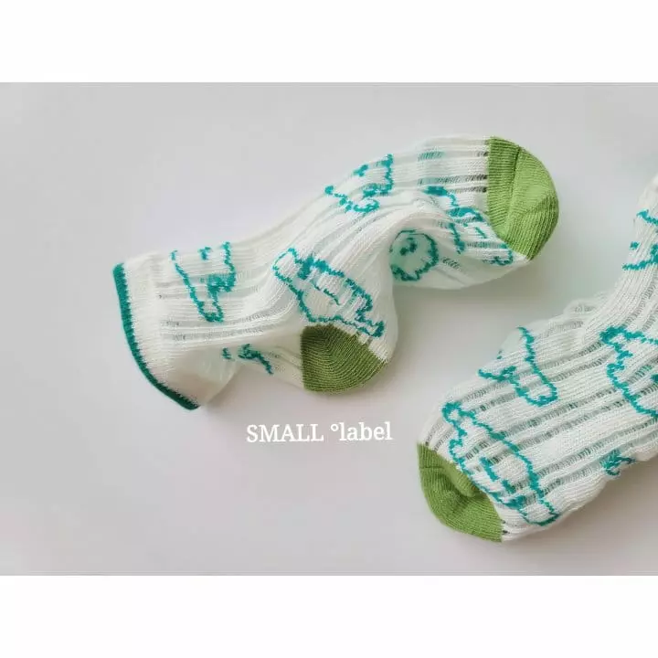 Small Label - Korean Children Fashion - #designkidswear - Green Puppy Socks Set - 4