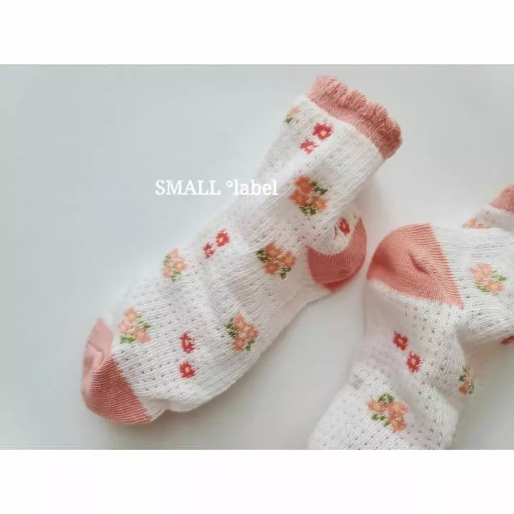 Small Label - Korean Children Fashion - #fashionkids - Peach Socks Set - 4