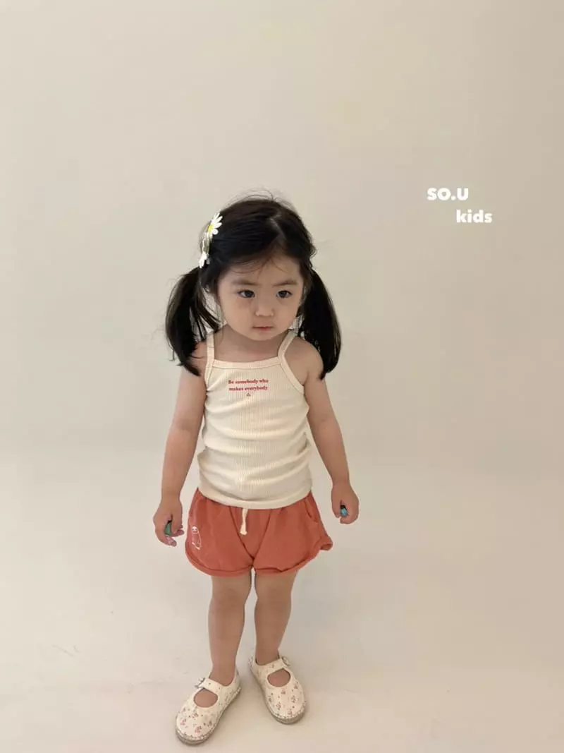 So U - Korean Children Fashion - #discoveringself - Somebody Sleeveless Tee