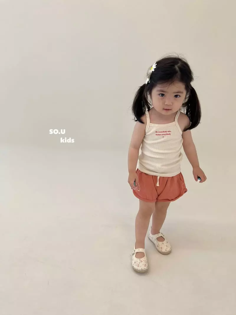 So U - Korean Children Fashion - #fashionkids - Somebody Sleeveless Tee - 2