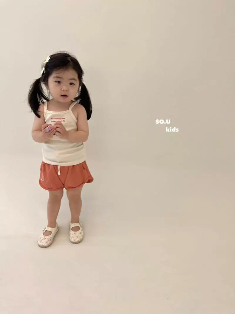 So U - Korean Children Fashion - #kidzfashiontrend - Somebody Sleeveless Tee - 5