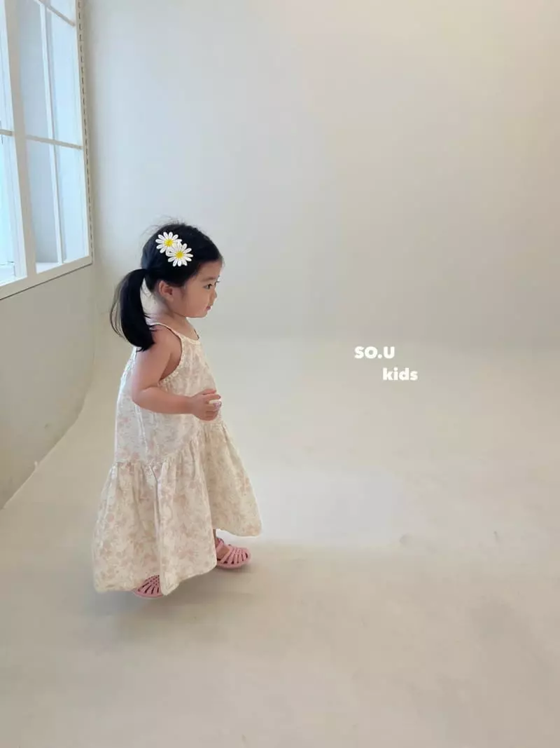 So U - Korean Children Fashion - #magicofchildhood - Unbal String One-piece - 9