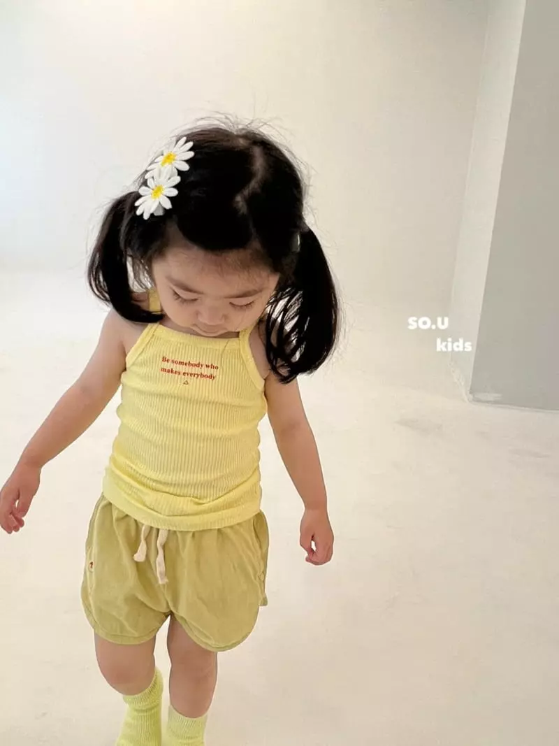 So U - Korean Children Fashion - #magicofchildhood - Somebody Sleeveless Tee - 8