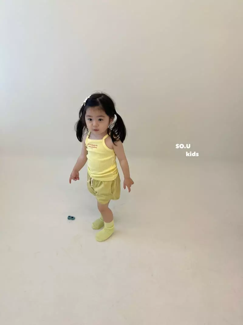 So U - Korean Children Fashion - #minifashionista - Somebody Sleeveless Tee - 9