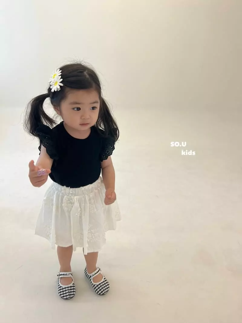 So U - Korean Children Fashion - #minifashionista - Lace Wing Tee - 7