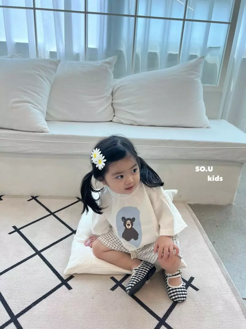 So U - Korean Children Fashion - #minifashionista - Bear Tee - 5
